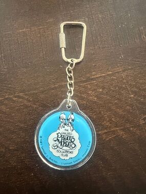 Blue Precious Moments Acrylic Keychain
